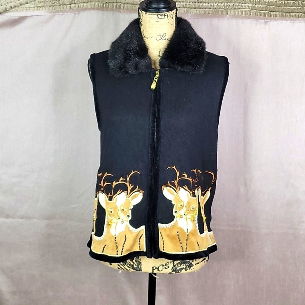 Lisa International Faux Fur Vest (preowned) main image 0